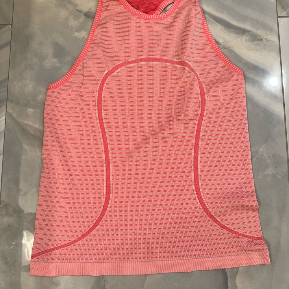 Lululemon High Neck Tank Top- Pink